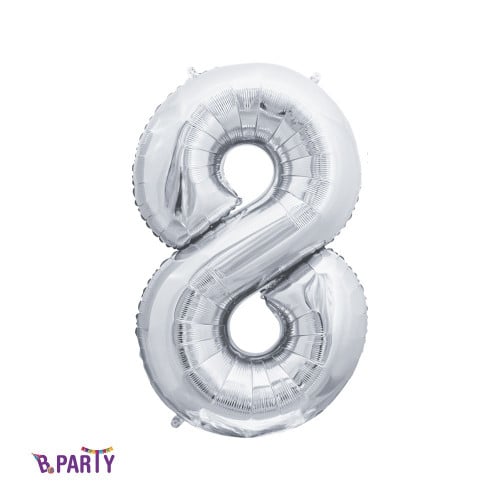 FOIL SMALL NUMBER SILVER(بدون تعبئة) 01CT)8