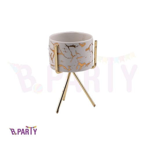 فازة رخامي رمادي مع قاعدة G0129