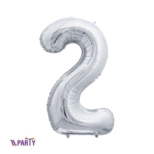 FOIL LARGE NUMBER SILVER(بدون تعبئة) 01CT 2