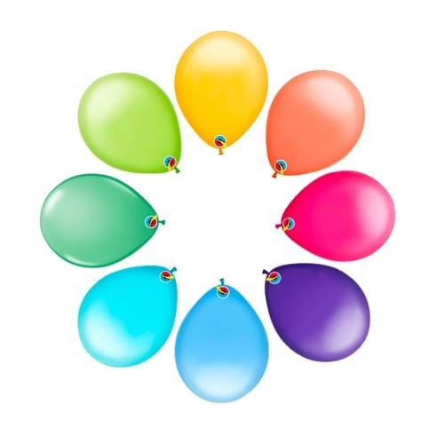 12-inch balloon with a custom logo