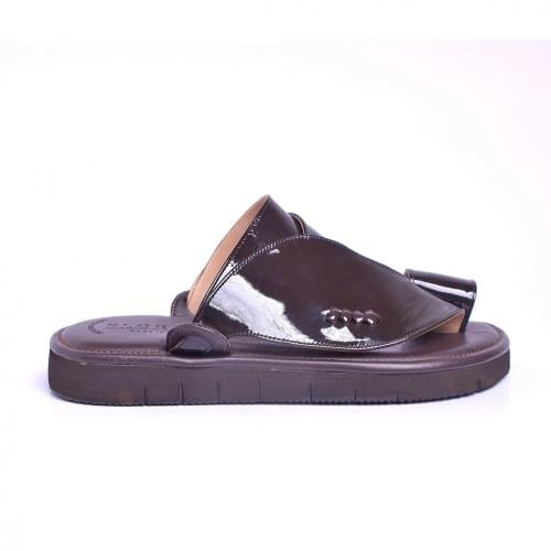 حذاء شرقي شاين اسود وعنابي