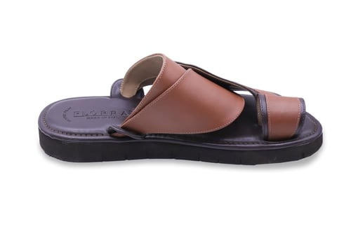 حذاء شرقي إيطالي كحيل بني محروق