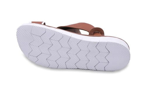 حذاء شرقي إيطالي كحيل بني وابيض