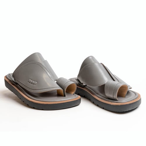 حذاء شرقي إيطالي رمادي فاتح من لورمين