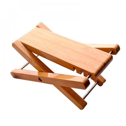 مسند دواسة رجل للعود والجيتار من الخشب