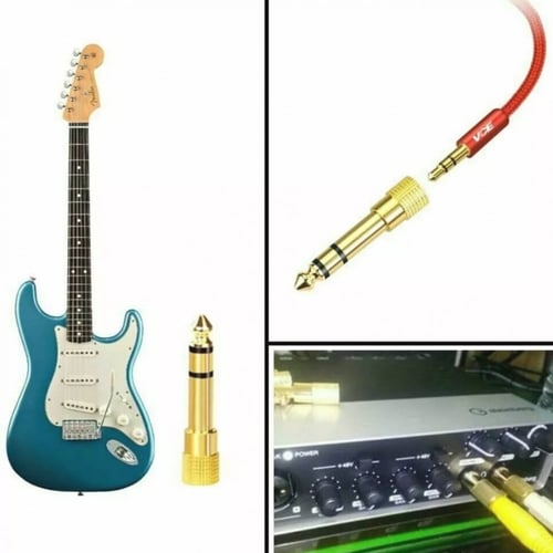 محول جاك من 3.5 ملم الى 6.3 ملم