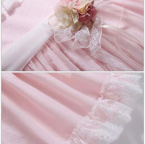 فستان بنات أسباني دانتيل