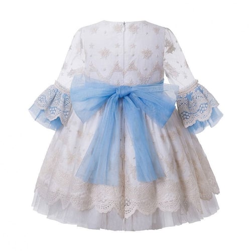 فستان أسباني مع طوق شعر