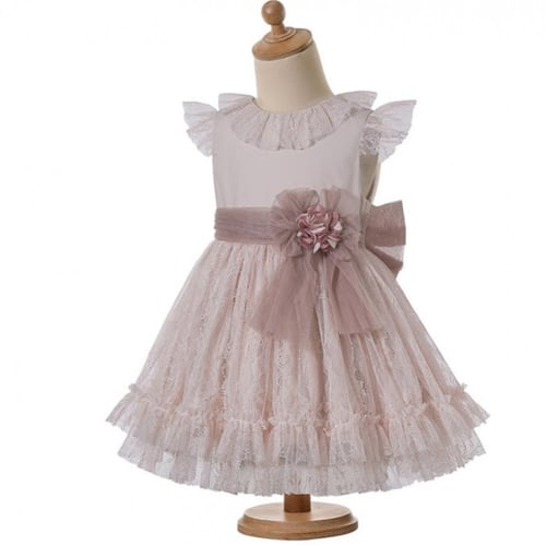 فستان أسباني مع طوق شعر