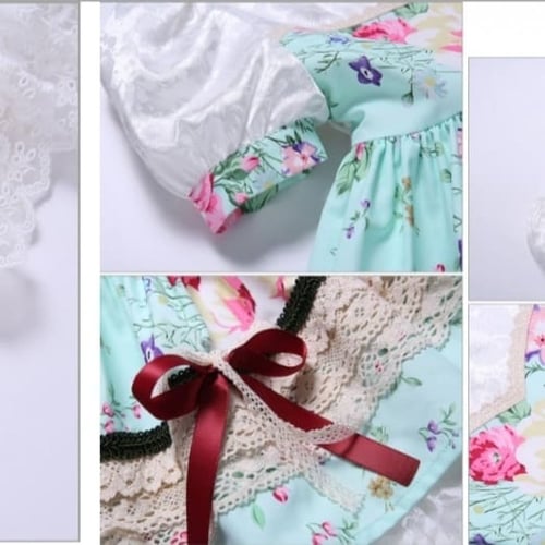 فستان بنات أسباني منفوش