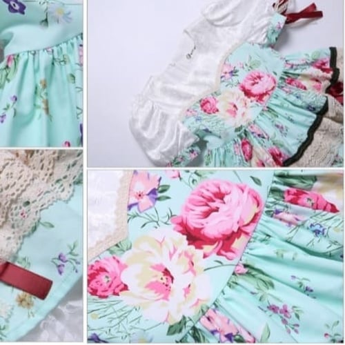 فستان بنات أسباني منفوش