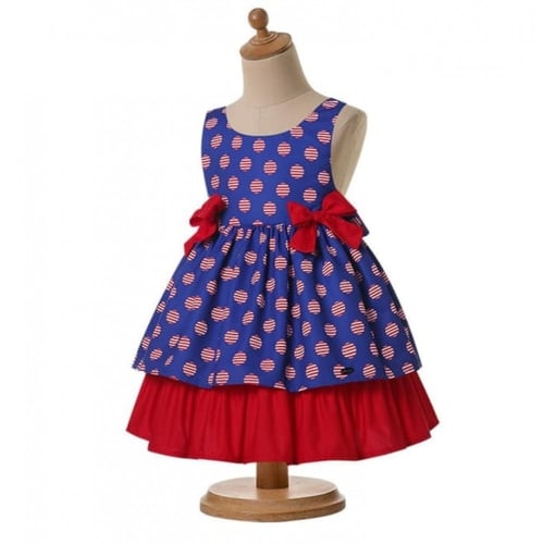 فستان بنات أسباني مع طوق