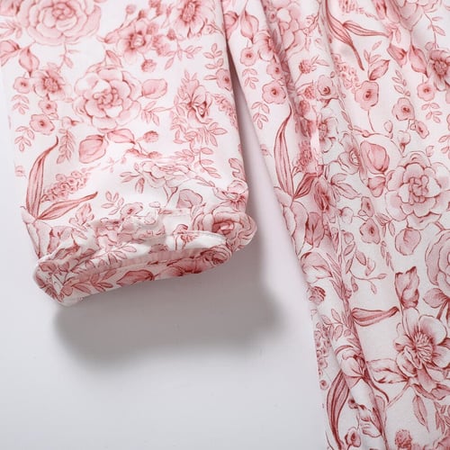 فستان بنات أسباني مزهر