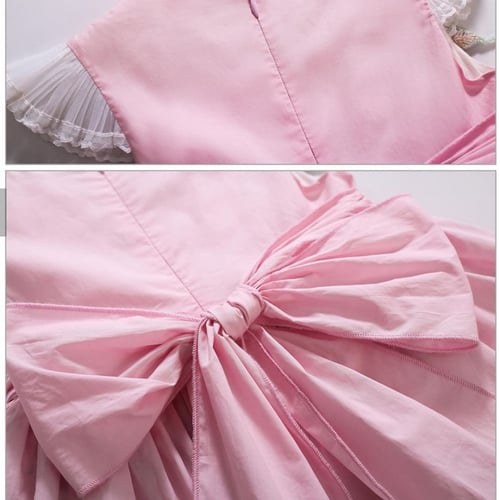 فستان بنات أسباني مع طوق شعر