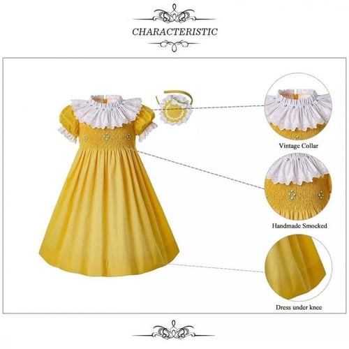 فستان أسباني مع طوق شعر