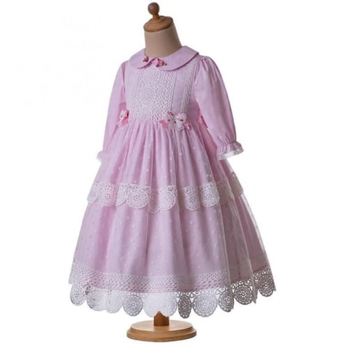 فستان أسباني مع طوق شعر