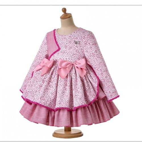 فستان بنات أسباني مع طوق شعر