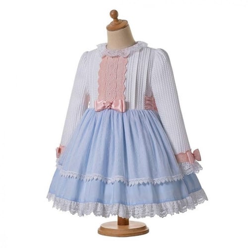 فستان أسباني مع طوق شعر