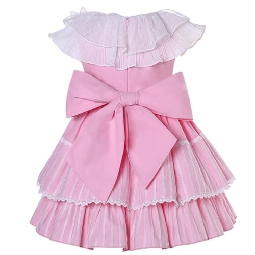 فستان بنات أسباني مع طوق