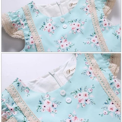 فستان بنات أسباني مع طوق شعر