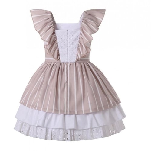 فستان أسباني مع طوق شعر