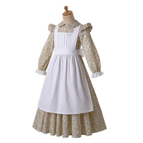 فستان بنات أسباني ريفي مع قبعة