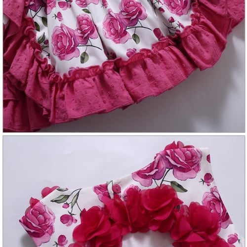 فستان بنات أسباني مع طوق شعر