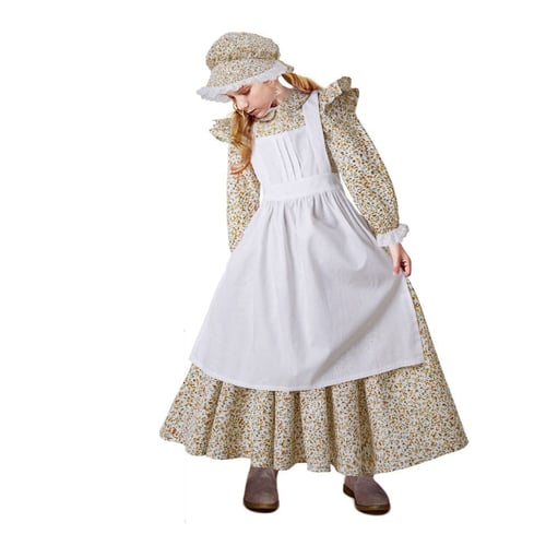 فستان بنات أسباني ريفي مع قبعة