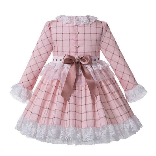 فستان بنات أسباني مع طوق شعر