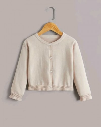 كنزة صوفية لون بيج