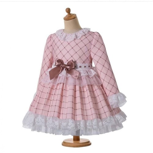 فستان بنات أسباني مع طوق شعر