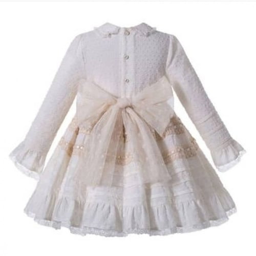 فستان بنات أسباني مع طوق شعر