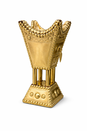 مبخرة حايلية - صناعة يدوية من خشب الاثل والنحاس