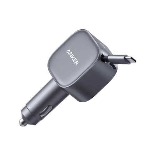 شاحن سيارة أنكر نانو 75 واط بمنفذ USB-C وكابل تايب...