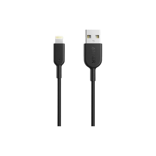 كيبل ايفون USB لايتنق 90 سم نايلو انكر