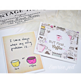 2 لوحات خشبية