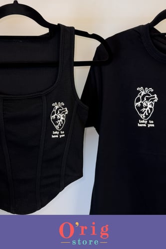 تيشيرت وتوب القلب الكامل