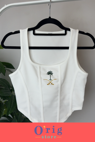 توب نسائي اليوم الوطني سيفين ونخلة