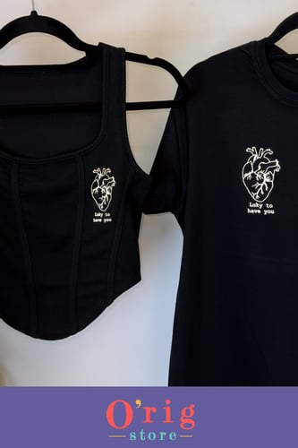 تيشيرت وتوب القلب الكامل