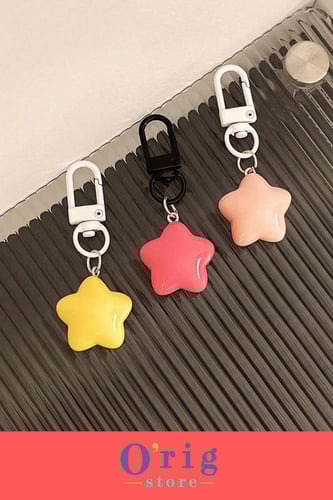 سلسلة مفاتيح على شكل نجمة (قطعة واحدة)