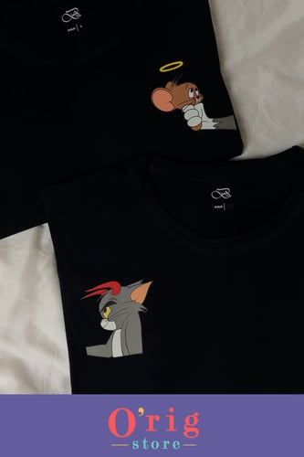 تيشيرتات توم الشرير وجيري الملاك