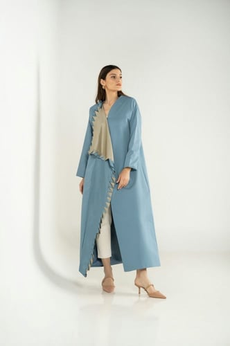 عبايه بليزر لون ازرق