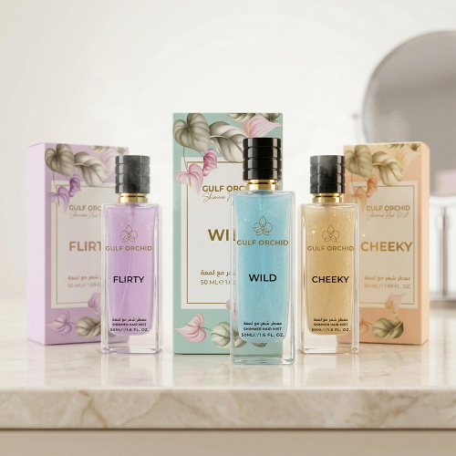 مجموعة عطور الشعر من جولف أوركيد - 3 عطور