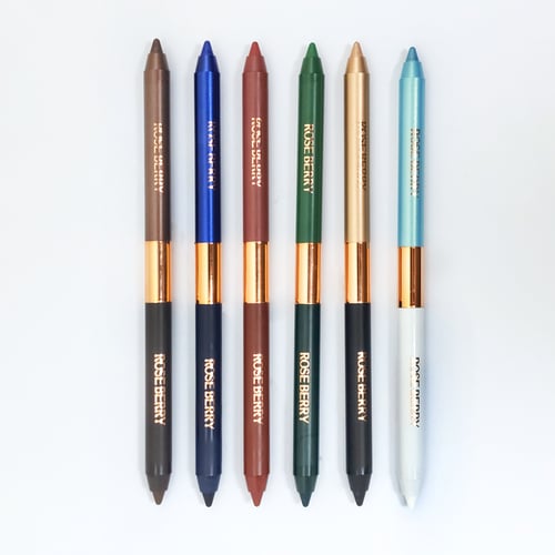 طقم آيلاينر احترافي جهتين مقاوم للماء من روزبيري ب...