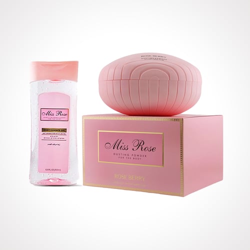 مجموعة ميس روز العطرية / بودرة وزيت ومعطر جسم 250...