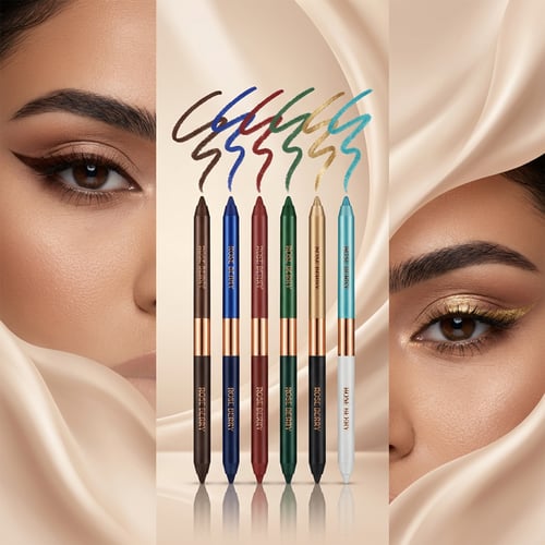 طقم آيلاينر احترافي جهتين مقاوم للماء من روزبيري ب...