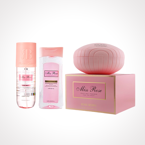 مجموعة ميس روز العطرية / بودرة وزيت ومعطر جسم 250...