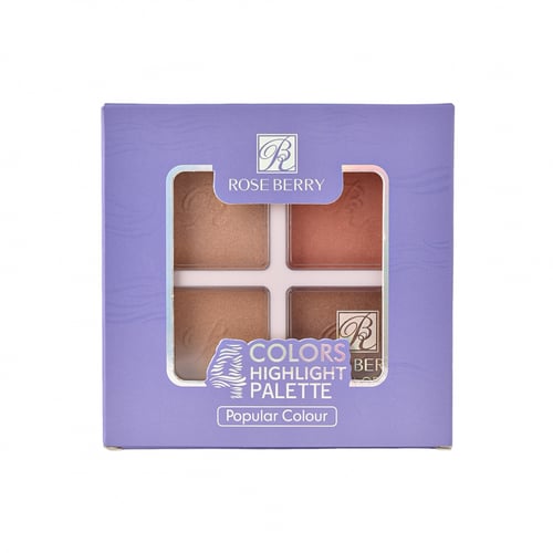 باليت إضاءة من روز بيري - 4 الوان