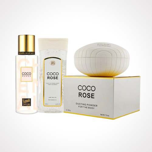 أفضل معطر للجسم | بكج COCO ROSE بودرة وزيت ومعطر ج...