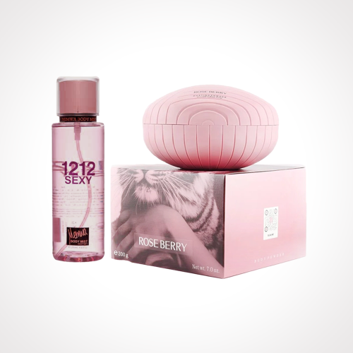 مجموعة الأنوثة الطاغية : بودرة ومعطر جسم مستوحى من...